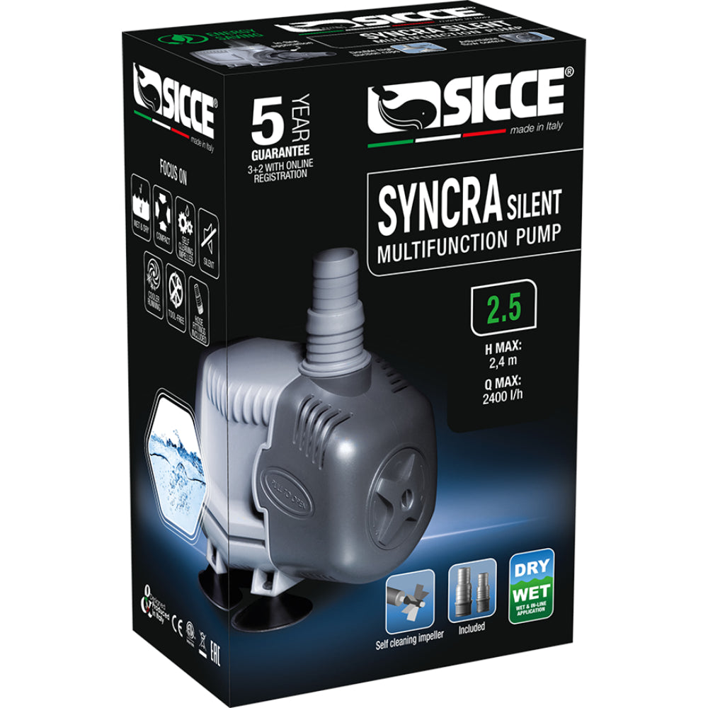 Sicce Syncra Silent Aquarium Pumps